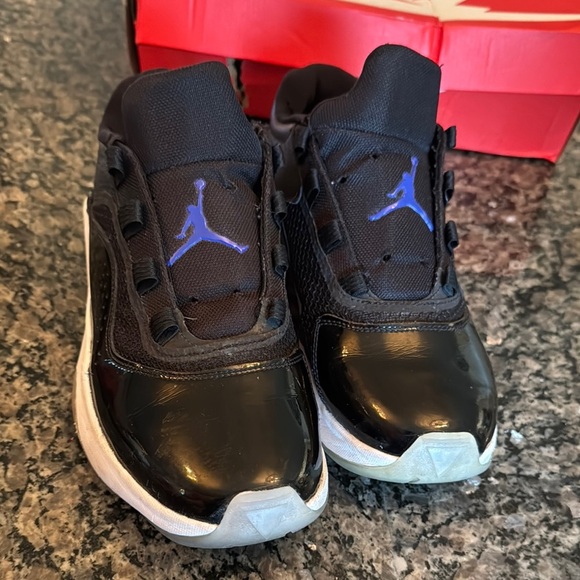 Other - Jordan Kids Black and Blue Athletic Shoes 7Y